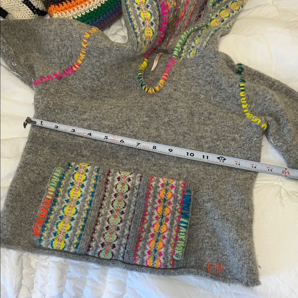 Free People Sweater 🐣🐰with Multicolor Accents - Picture 7 of 10